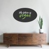 CafePress The Future is Vegan 35"x21" Oval Wall Decal, Vinyl