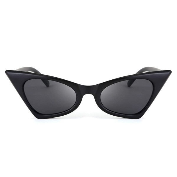 FEISEDY Vintage Small Cat Eye Frame Hiphop Fashion Sunglasses Trendy