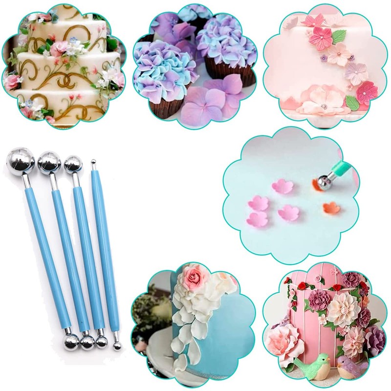 Comforty 13-Piece Modelling Tool Fondant Set, Multifunctional Clay Tool Modelling