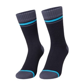 PEAKSEAL Waterproof Socks for Men and Women，Moisture Wicking Thermal Outdoor Socks for Cold Weather, Trekking, Snow Sports (US, Alpha, X-Large, Regular, Regular, Blue)