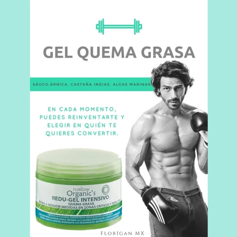 Redugel Quema Grasa Linea Organics Florigan® 350gr