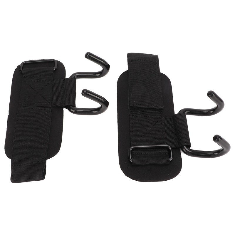 2pcs Wrist Rod Hook Straps Nylon Steel Adjustable Wrist Support