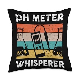 Soil Scientist Agriculturist Soil Science pH Meter Whisperer Throw Pillow
