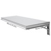 Folding Concession Shelf, Stainless Steel Folding Wall Shelf, Serving Food