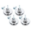 Alanna Jones Chrome Coated Feet Leg Gliders Glides Castor With