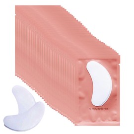 100 Pairs Under Eye Pads，under eye pads for lash extensions Makeup Tool.(Pink)