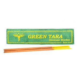 Bermoni Bhutanese Aromatic Green Tara Incense Tibetan Meditation Joss Incense Sticks -Pack of 10 (INS-1033GTARA)