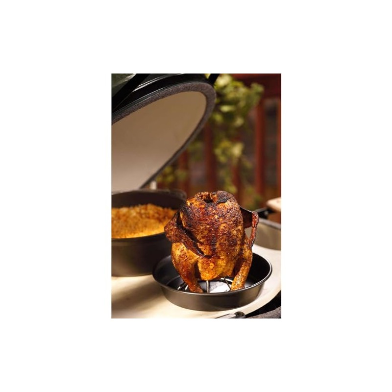 Big Green Egg Stainless Steel Poultry Seat for Chicken XXL,