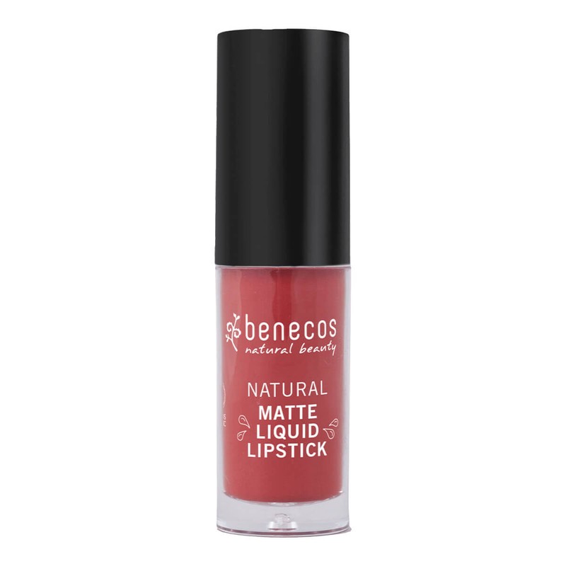 Benecos Natural Matte Liquid Lipstick, Desert Rose 5ml