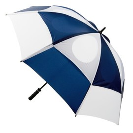 GustBuster Pro Series Extra Large Golf Umbrella Windproof 62-Inch (Style 5) (Navy/White)