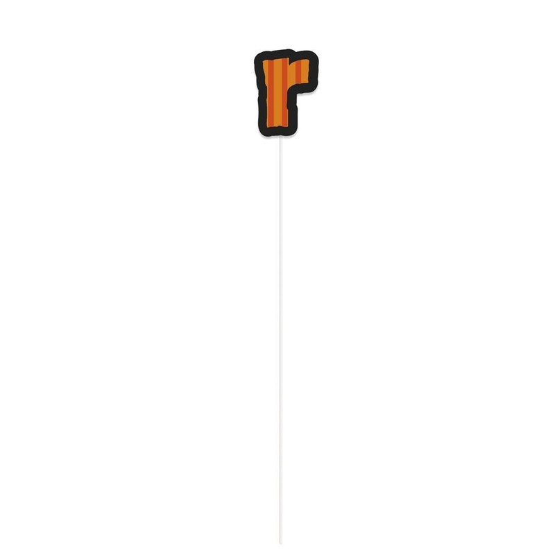 Unique Decoration Party Supplies, 6.38" x .25" x 9.13", Orange