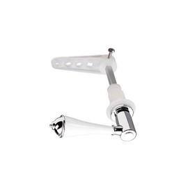 Croydex Classic Cistern Lever, Chrome/White