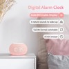 Reacher Auto Dimmable Sound Machine Alarm Clock with Night Lights,