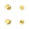 25 x 2mm Book Binding Screws & Posts - Brass-Coloured