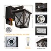 Ehaho Porch Lights with Outlet, Dusk to Dawn Outdoor Light
