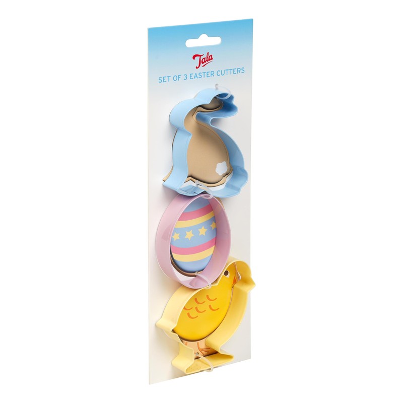 Tala Set of 3 Easter Cutters, Stainless-Steel Cutters, Perfect for
