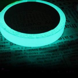 Itisyou Luminous Tape, Fluorescent Tape, Reflective Tape, Luminous Sheet, Fluorescent Reflective Tape, Luminous Seal, Luminous Sticker, Door Knob, Bicycle, Reflective Sticker, Width 0.4 inches (10 mm)