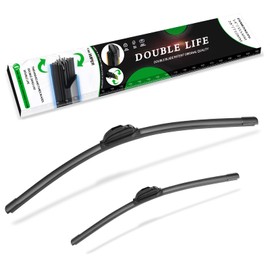 OEM Quality Premium All-Seasons double lifespan Wiper blades, 28"+14" pair for front windshield