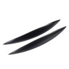 2pcs Carbon Fiber Headlight Eyebrows Left Right Glossy 3K Twill
