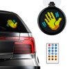 Gelrova LED Car Sign Finger Light with Remote, 17 Fun