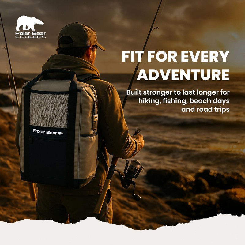Polar Bear Coolers - Soft-Sided Backpack Cooler - Insulated Backpack