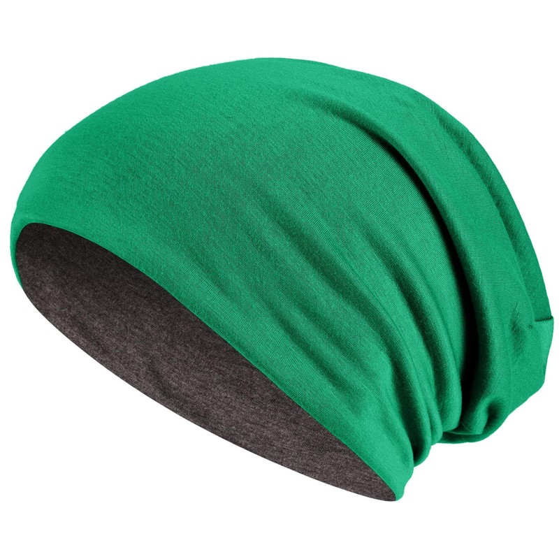 Hatstar Long Slouchy Beanie, 2-in-1 Reversible Jersey Hat in 45