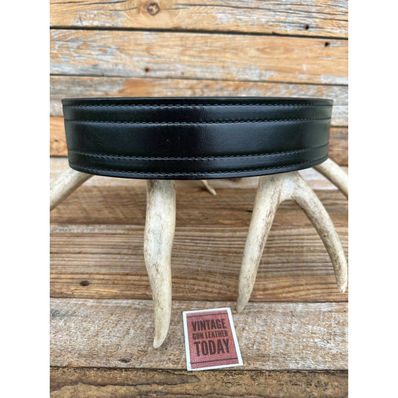 Don Hume Buckleless Hook Loop Sam Browne Plain Black Police