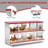 8 Compartment Chicken Metal Nesting Box, 8 Room Wall Mountable