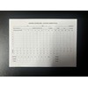 Cricket Umpire Match Card 50 Overs Per Innings 15 Overs
