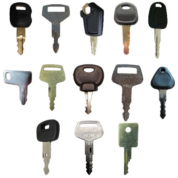 15 Pc. Heavy Equipment Key Set Fits Caterpillar Replaces 0310-072