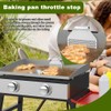 Griddle Grease Gate Blocker, Food Mesh Screen Grease Trap Cover