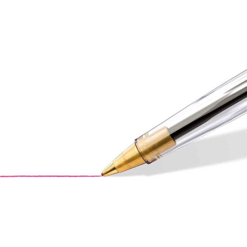 Staedtler 0.5mm Ballpoint Pen - 430m - Smooth Red Ink