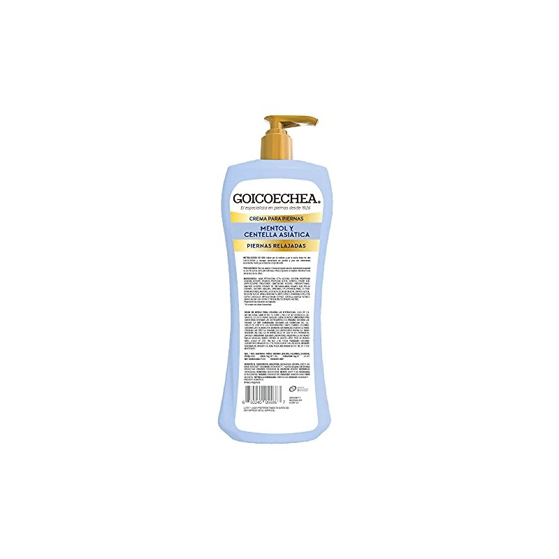 GOICOCHEA - Crema para piernas con doble mentol. Sensación refrescante