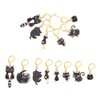 UNICRAFTALE Pack of 16 8 Styles Cat Stitch Markers Knitting