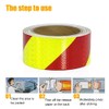 XFXIA XFXIA Reflektierendes Klebeband Rot/Gelb 10m x 5cm Wasserdicht Reflektorband