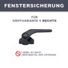 3D-Druck Camper Window Locks in Black/Burglary Protection/Latch for Dometic Seitz