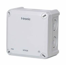 f-tronic FR Junction Box IP66, Grey, Neptune Compact (85 x 85 x 54 mm)