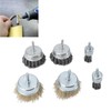 6 Pcs Drill Wire Brush Multi Functional Wire Cup Brush