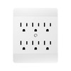 Projectpak 6 Outlet Wall Tap Extender Turns 2 Grounded Outlets