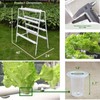 INTBUYING Hydroponics Growing System 70 Holes 8 Pipes 4 Layers