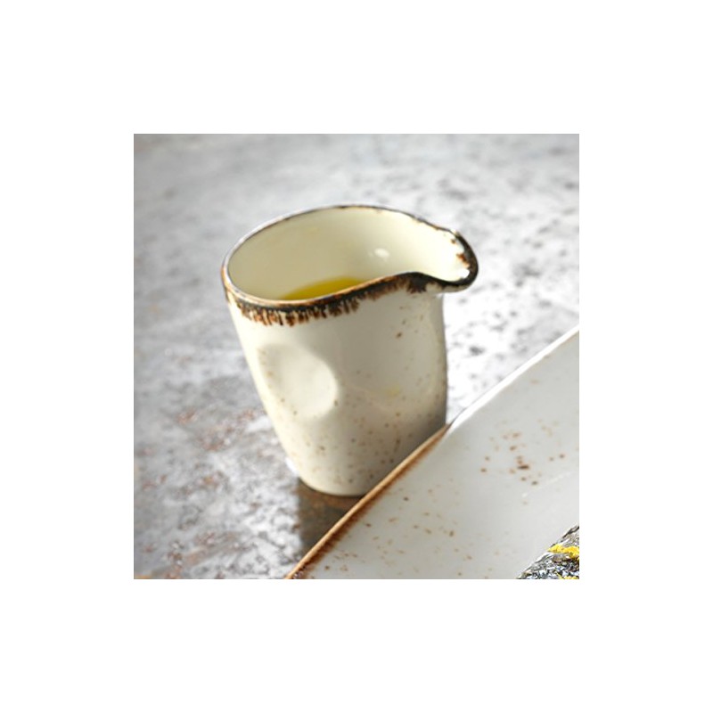 Steelite Craft Pourer White 3oz / 85ml | Pinched Milk