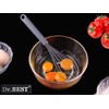 Dr.BEST Stainless Steel Whisk Egg Beater Anti-slip Silicone Handle Comfortable