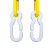 Yellow and Black Plastic Chain Barrier 3 Meter Length, 6