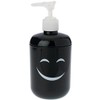 Spirella Smiling Liquid soap Dispenser Black, 7 x 7 x