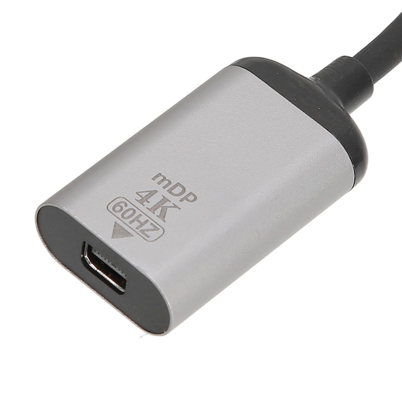 USB C to DisplayPort Adapter 4K 60Hz Aluminium Alloy Plug
