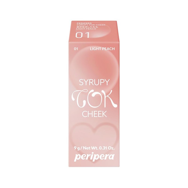 Peripera Peripera Sylopy Talk SYRUPY TOK CHEEK (01 Live Peach,
