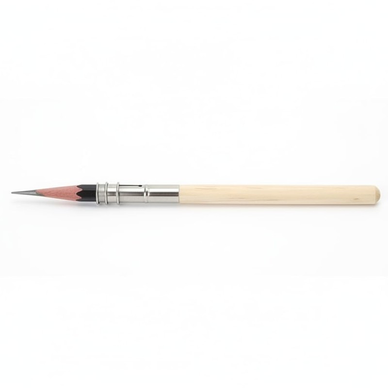 SPHTOEO Pencil Extender Set of 5 — Adjustable Wooden-Handle Lengthener