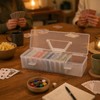 12 Pcs Playing Card Case with Large Box, Clear Trading