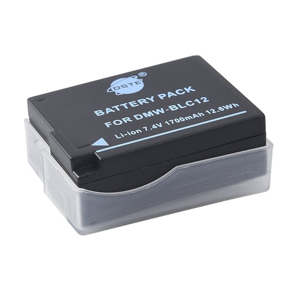 DSTE Replacement for DMW-BLC12 Battery Compatible Panasonic Lumix DMC-G5 G6
