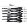 POFET Crochet Hooks Set Black, Ergonomic Metal Crochet Hooks for